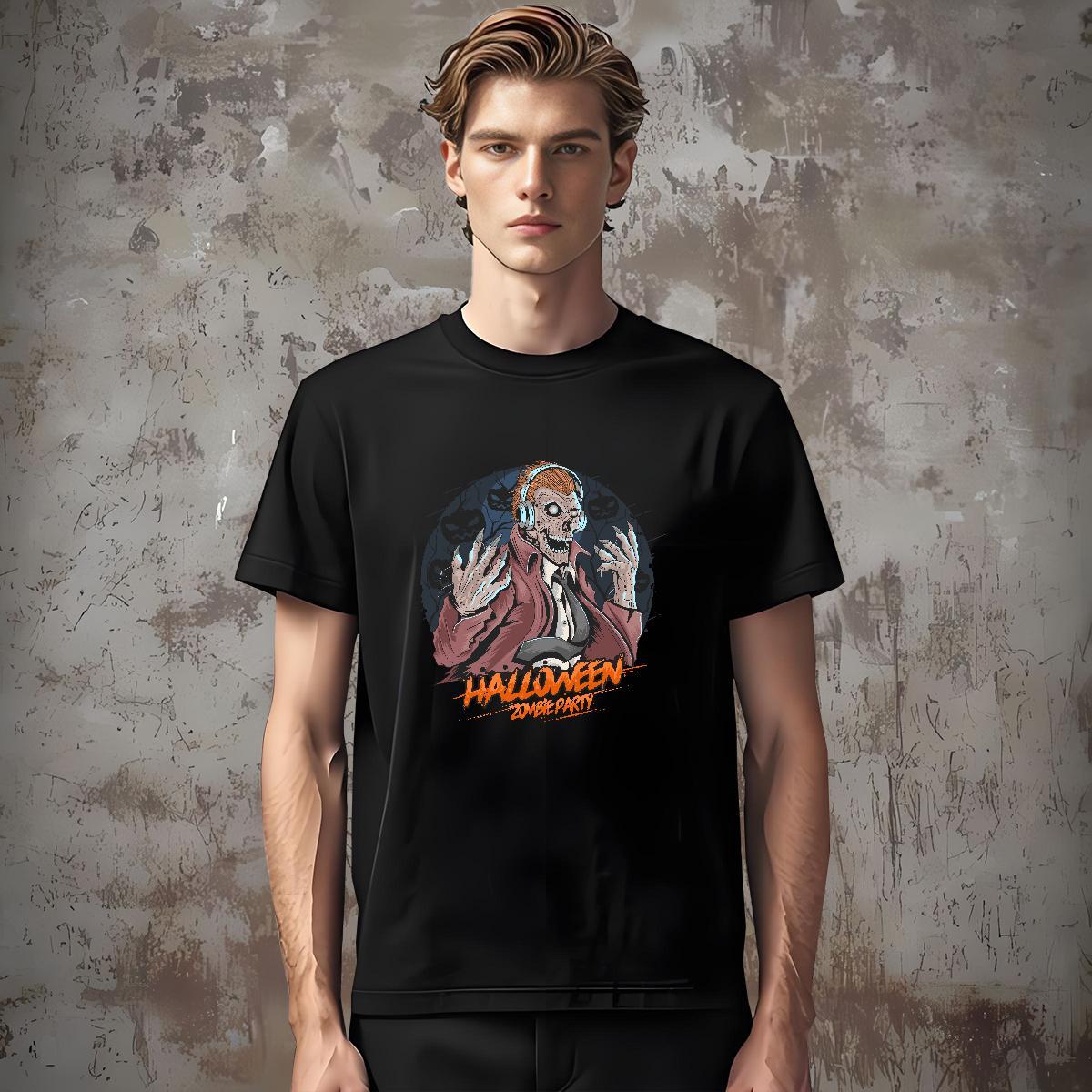 Designer T-Shirts skull Breathable Short Sleeve Anime Printing Street Cartoon Printing L-4XL 100% Cotton 230g Mens Tshirts Custom Top Tees
