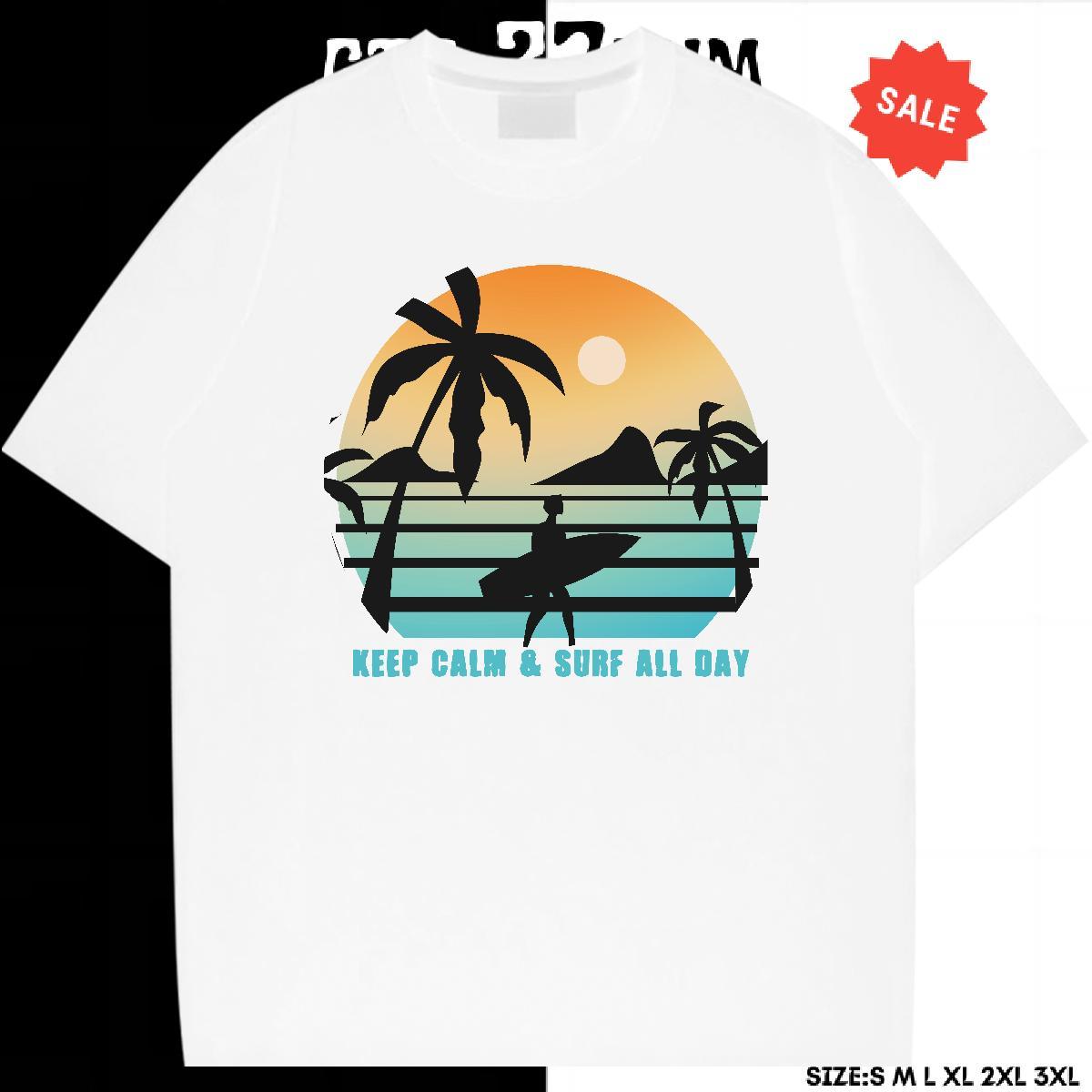 Comfortable Tshirts Spring Summer 230g Cotton Oversized 4XL Round Neck Short Sleeve sea Men T Shirts 2024 New Polos