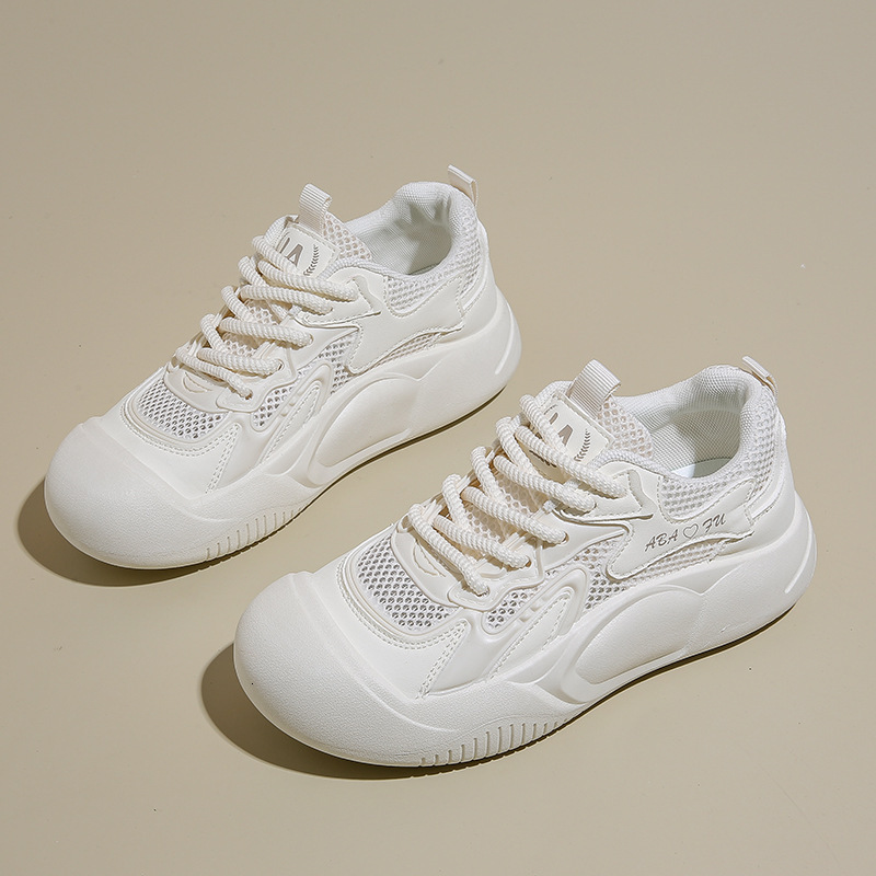 Ddmysports Little White Summer New Korean Edition Instagram Student Leisure Sports Versatile Open Mesh Women S Shoes ZY XFL OUTDOOR
