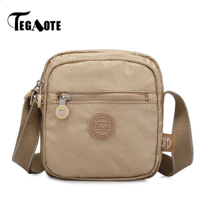 TEGAOTE Womens Small Bag 2024 y er Handbag Nylon Waterproof Wallet Bolsa Womens Travel Side Bag 240819