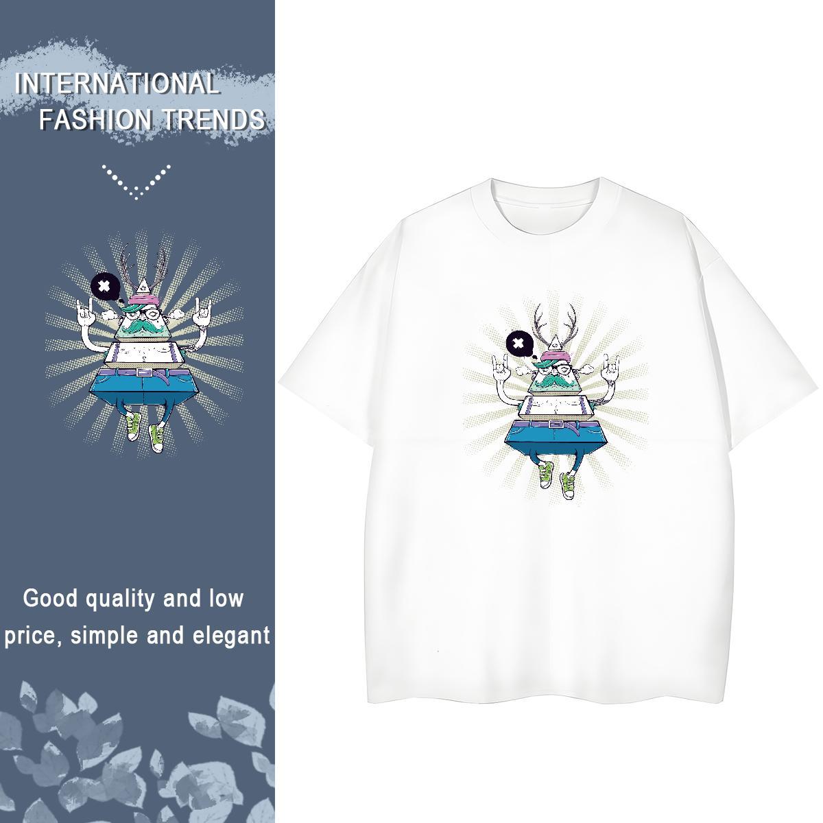 New Arrival Woman Tshirt Summer Casual Crew Neck Breathable Tees Shirts Designer 100% Cotton 230g ET DIY Printed T Shirts Women
