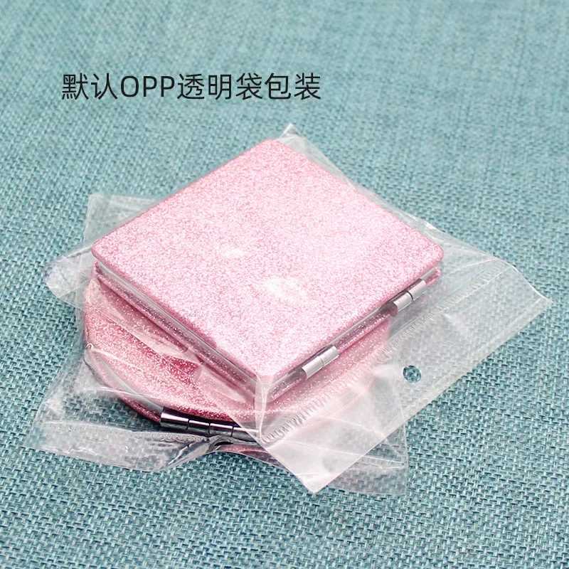 Chic High Definition Folding Square Mirror Mini Double-sided Flip Mirror INS Pocket Cosmetic Mirror Y240819