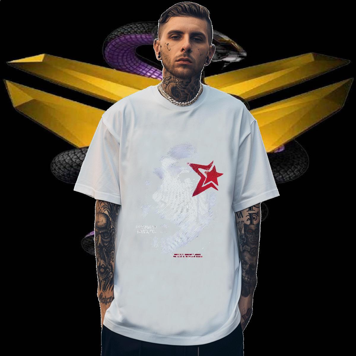 Fashion star Men Tees 230g 100% Cotton Mens T Shirts Custom Printed Summer Casual Crew Neck Soft Tshirts