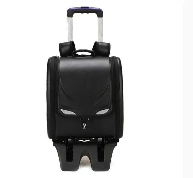 Kids school backpack Bags on wheels Japan School Backpack kid Orthopedic wheeled backpack Children PU Japanese trolley backpacks Y240820