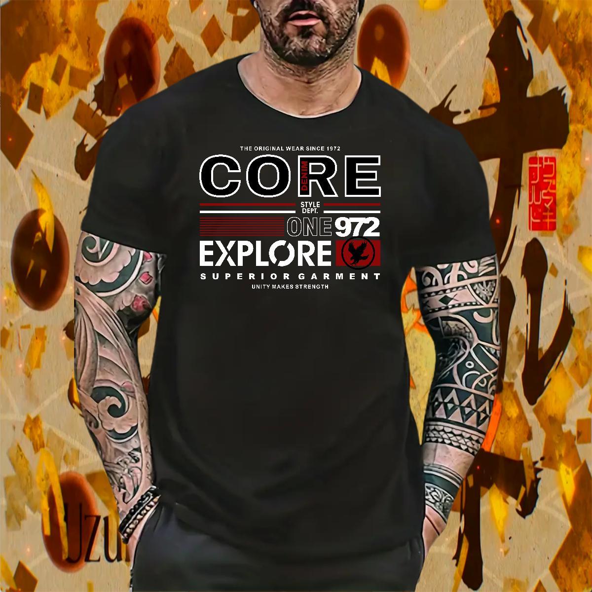 TOP Quality Tshirt for Man Woman Street Casual 100% Cotton 230g Plus Size Cartoon Crew Neck Breathable letter T-Shirts 2024 New Clothings