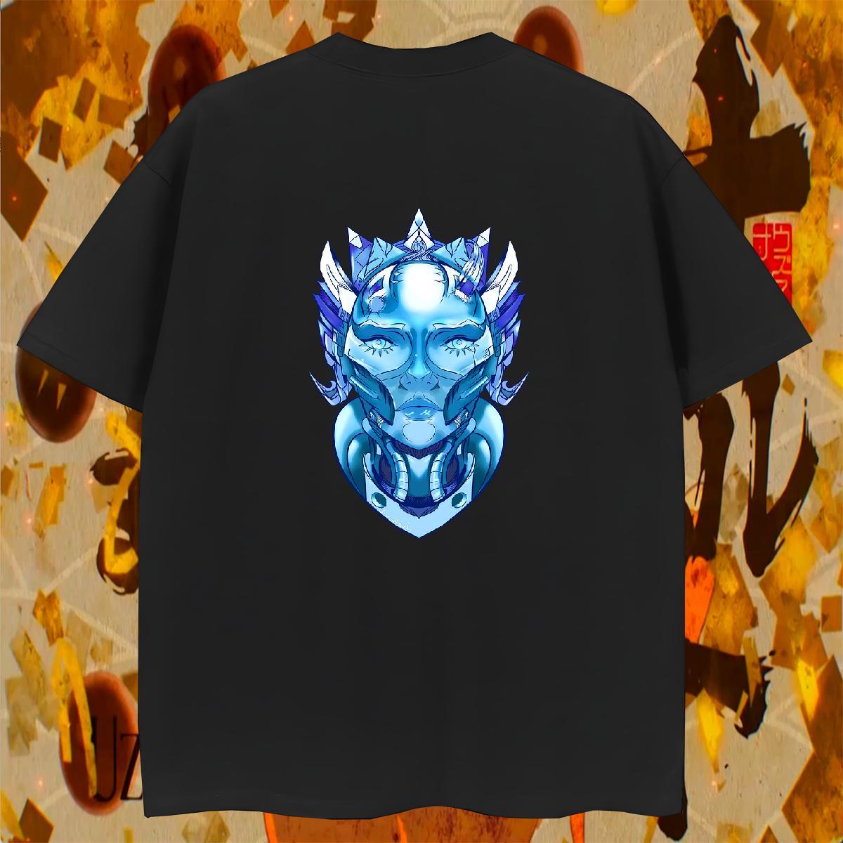 Cool Men Tees Outdoor 230g 100% Cotton Skull Breathable Short Sleeve ET Man T Shirts 2024 Designer Polos