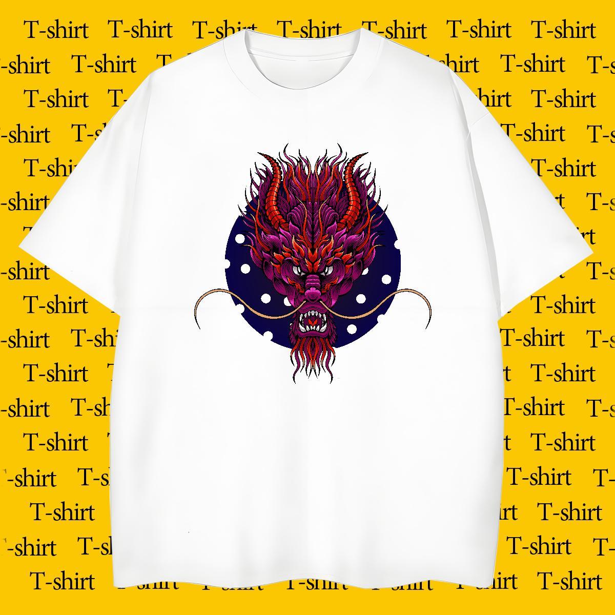Men T Shirts 230g Pure Cotton angry Sports Casual O-Neck Short Sleeve Black Oversized Men Clothes T-Shirt Fashion Design Comfortable Top Tees