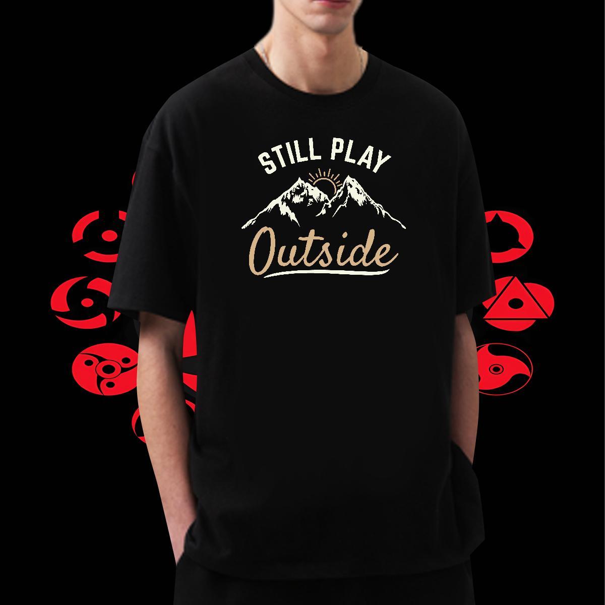 Unisex Tshirt for Man Woman Outdoor 100% Cotton 230g DIY Anime Breathable Crew Neck monogram T Shirts Men New Arrival Tees