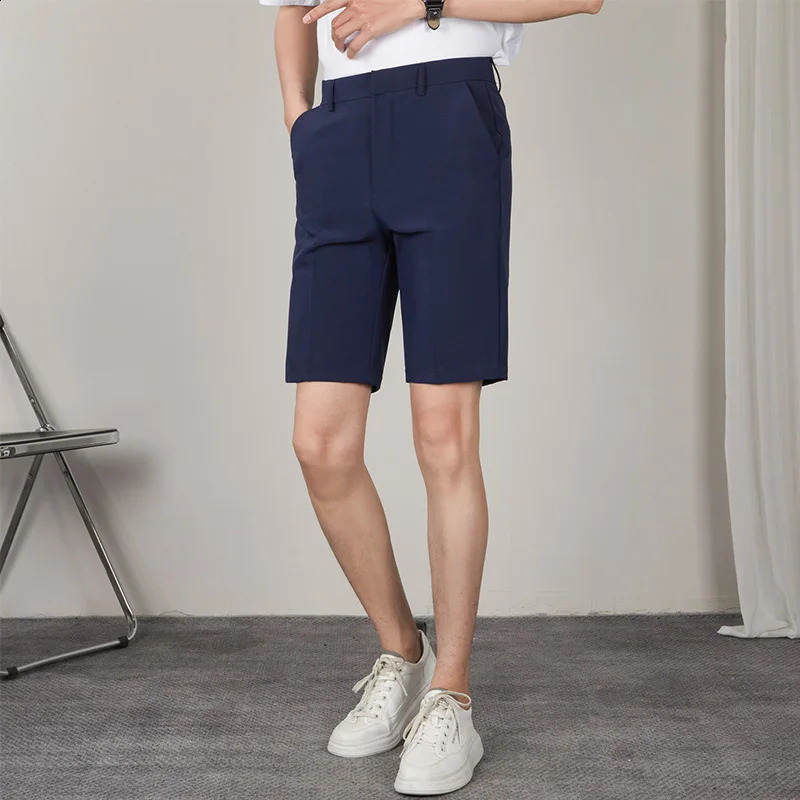 Five Point Mens Summer Trend Casual Mid Pants Wild Youth Loose White Set Bermuda 240819