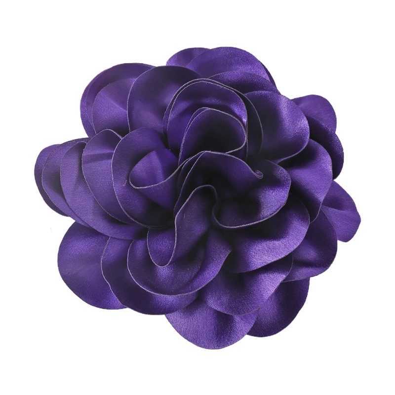 20cm flower crown fabric peony charm brooch fashion party accessories fashion lapel pin statement W240815