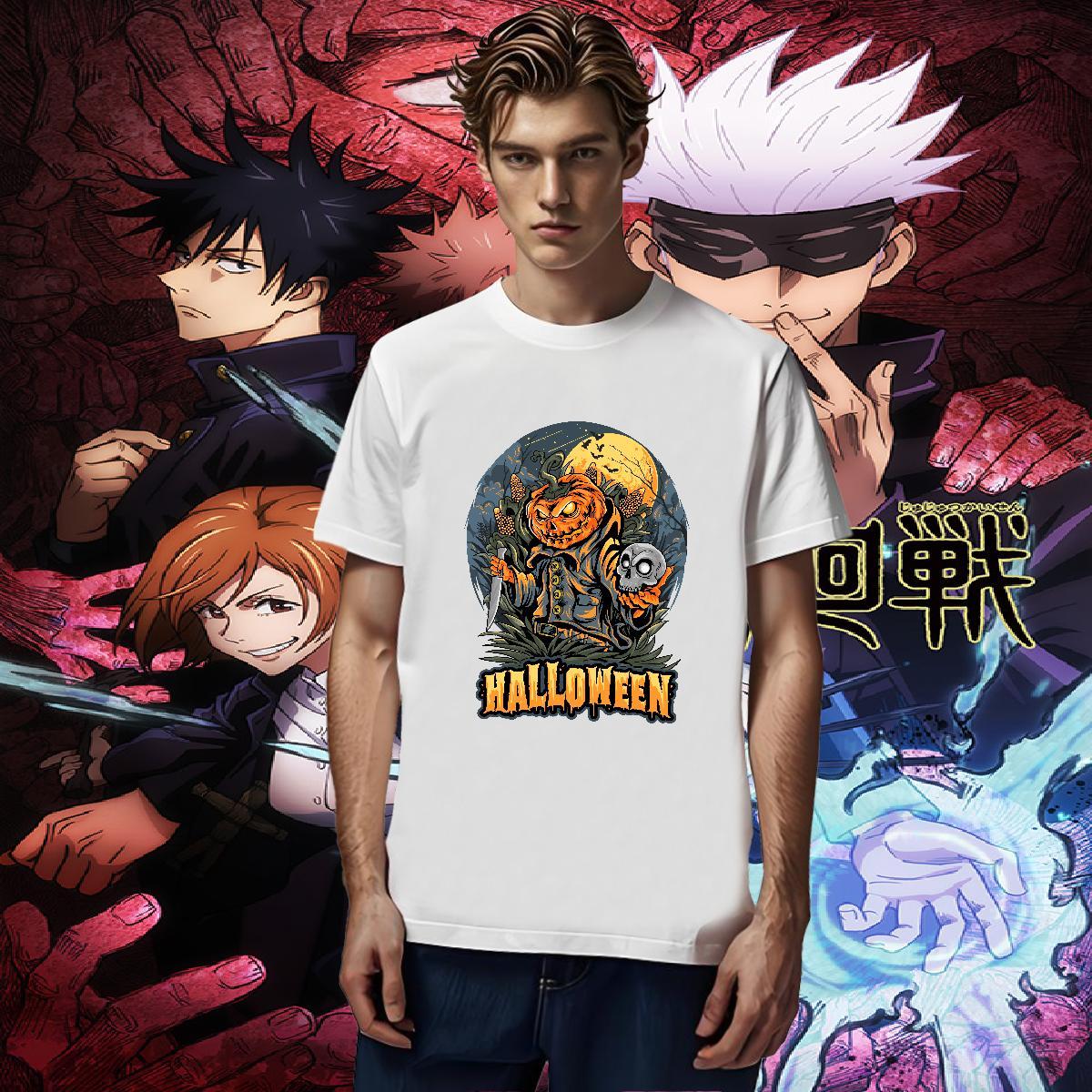 Cool Design T Shirt For Man pumpkin Short Sleeve Soft Outdoor DIY Logo Oversized 100% Cotton 230g Men Tshirts Brand Tops Shirt