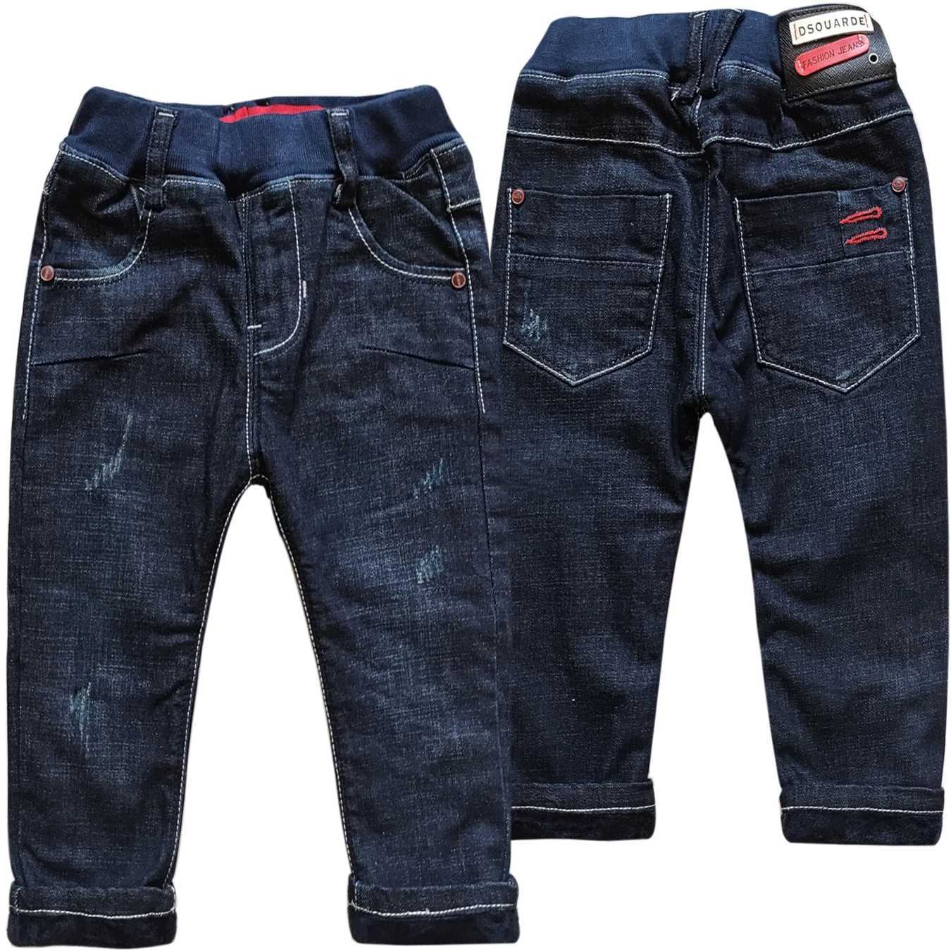5132 Winter Warm Soft Denim and Wool 2-6 Year Old Childrens Jeans Boys JeansW240819