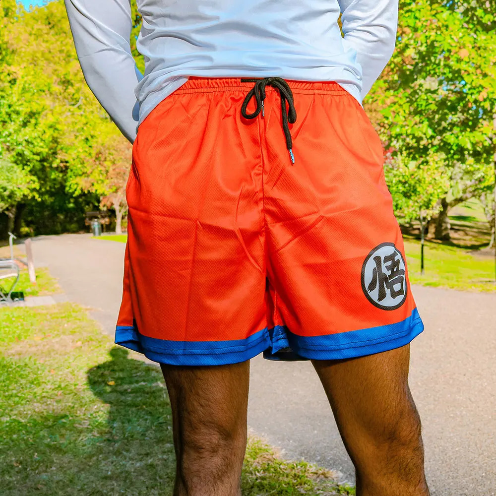 Mens gym shorts 3D printed quick drying grid casual board summer jogging fitness basketball 240819