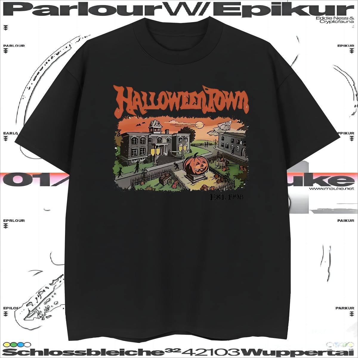 2024 New Mens Tshirts halloween Daily Wear 100% Cotton 230g Clothings Breathable Short Sleeve Soft T shirt Graphic