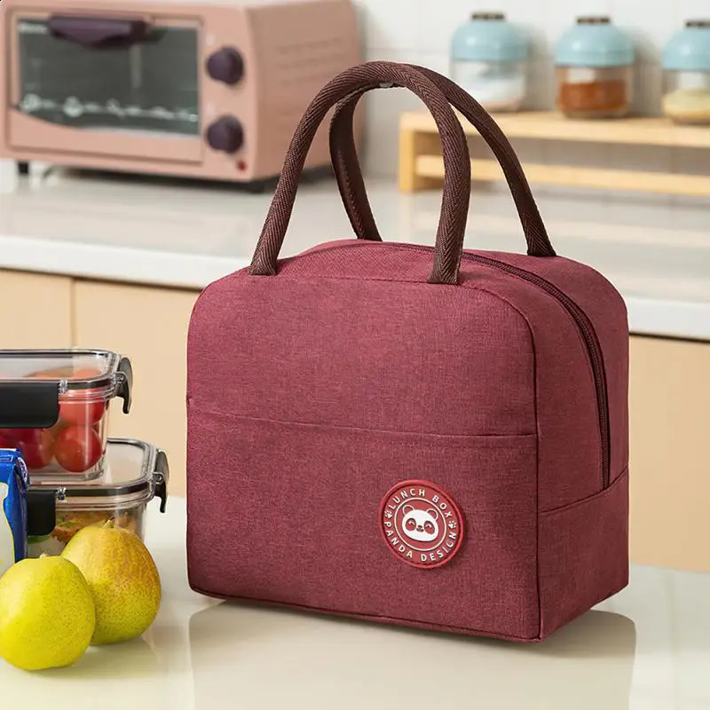 10PCS Portable Insulated Lunch Bag Cooler Bag Waterproof Oxford Ice Pack Lunch Box Camping Picnic Bag Camping Supplies Thermal 240819