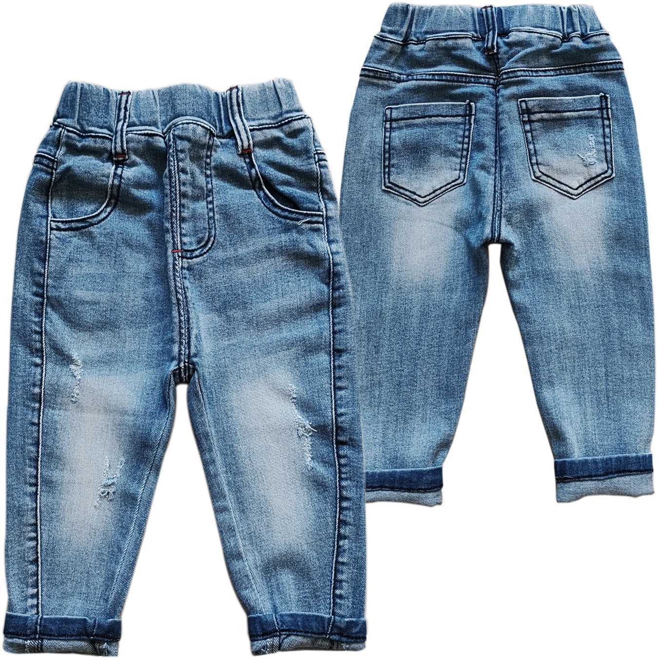 5143 12M-5Y baby jeans baby jeans soft denim casual elastic waistW240819