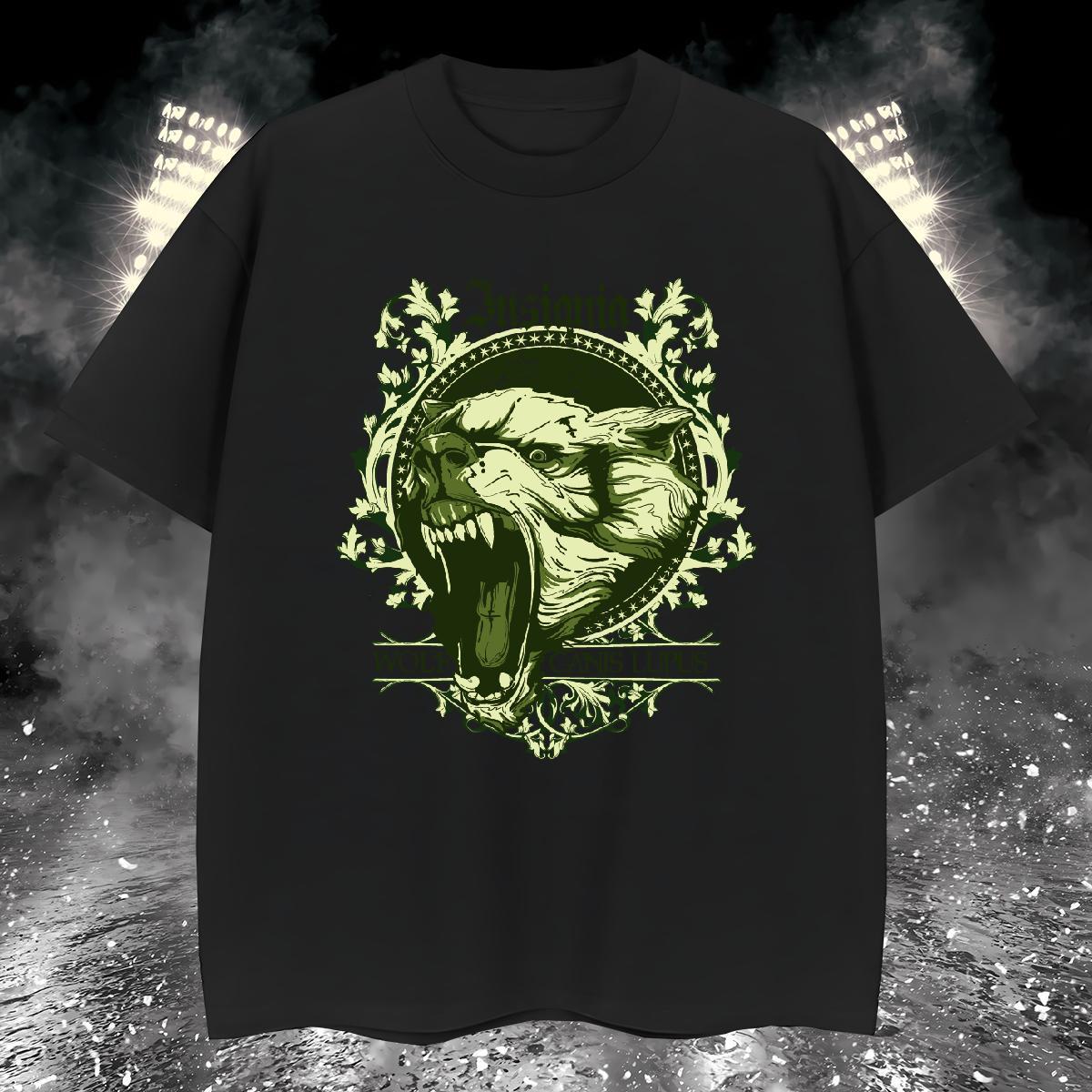 Cool Design T-Shirts for Men lion Breathable Outdoor Custom Anime 230g 100% Cotton Tshirts Classic Casual Tee Shirt