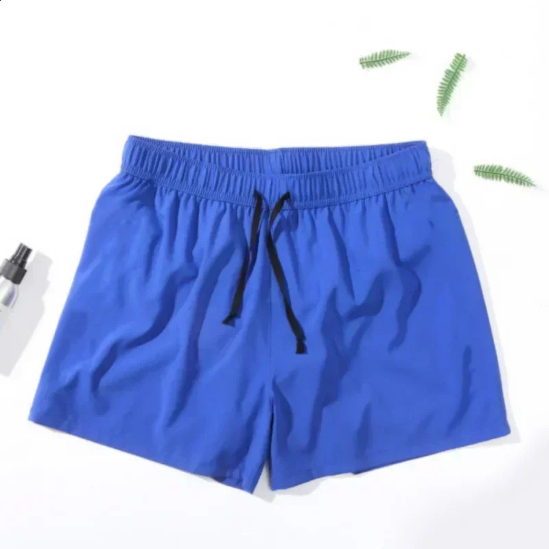 Running cargo short leg quick drying beach mens sports shorts elastic jogging casual pants 240819