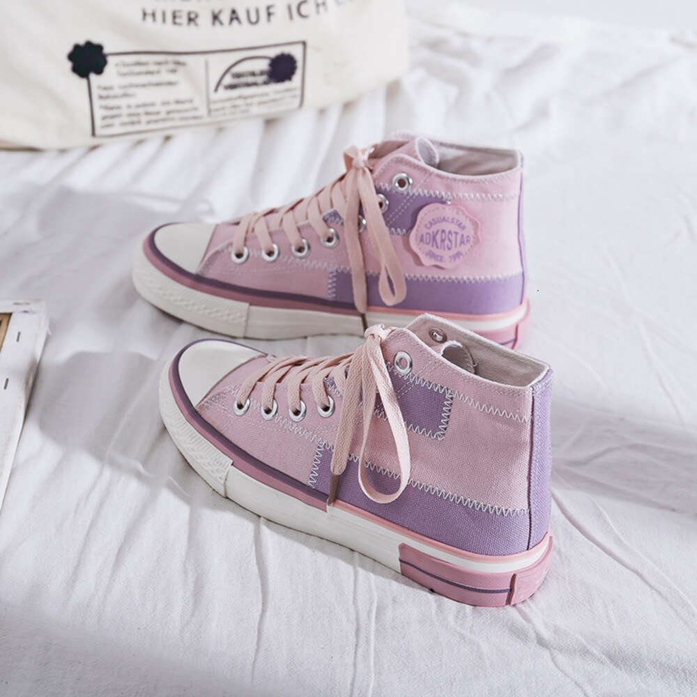 Ddmysports Korean Version High Top Canvas For Women New Ulzzang Autumn Ins Benshan Trendy Shoes OUTDOOR