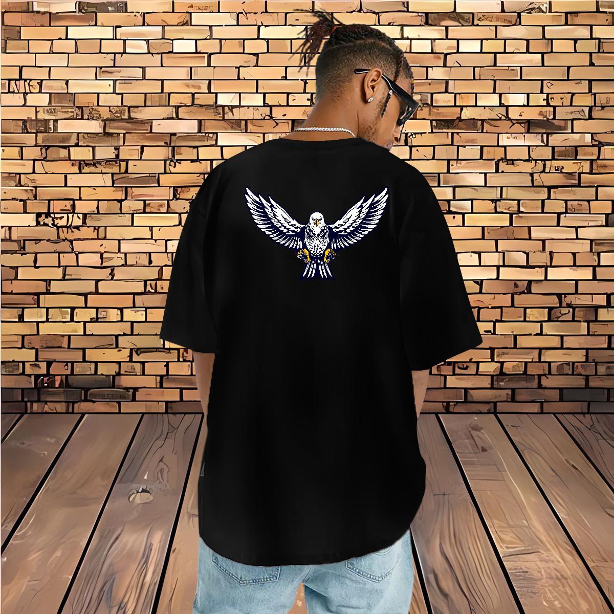 Stylist Men Tops Tees cool High Street Hip Hop 230g Pure Cotton Wear O-Neck Short Sleeve Loose Fit T Shirts Men Graphic