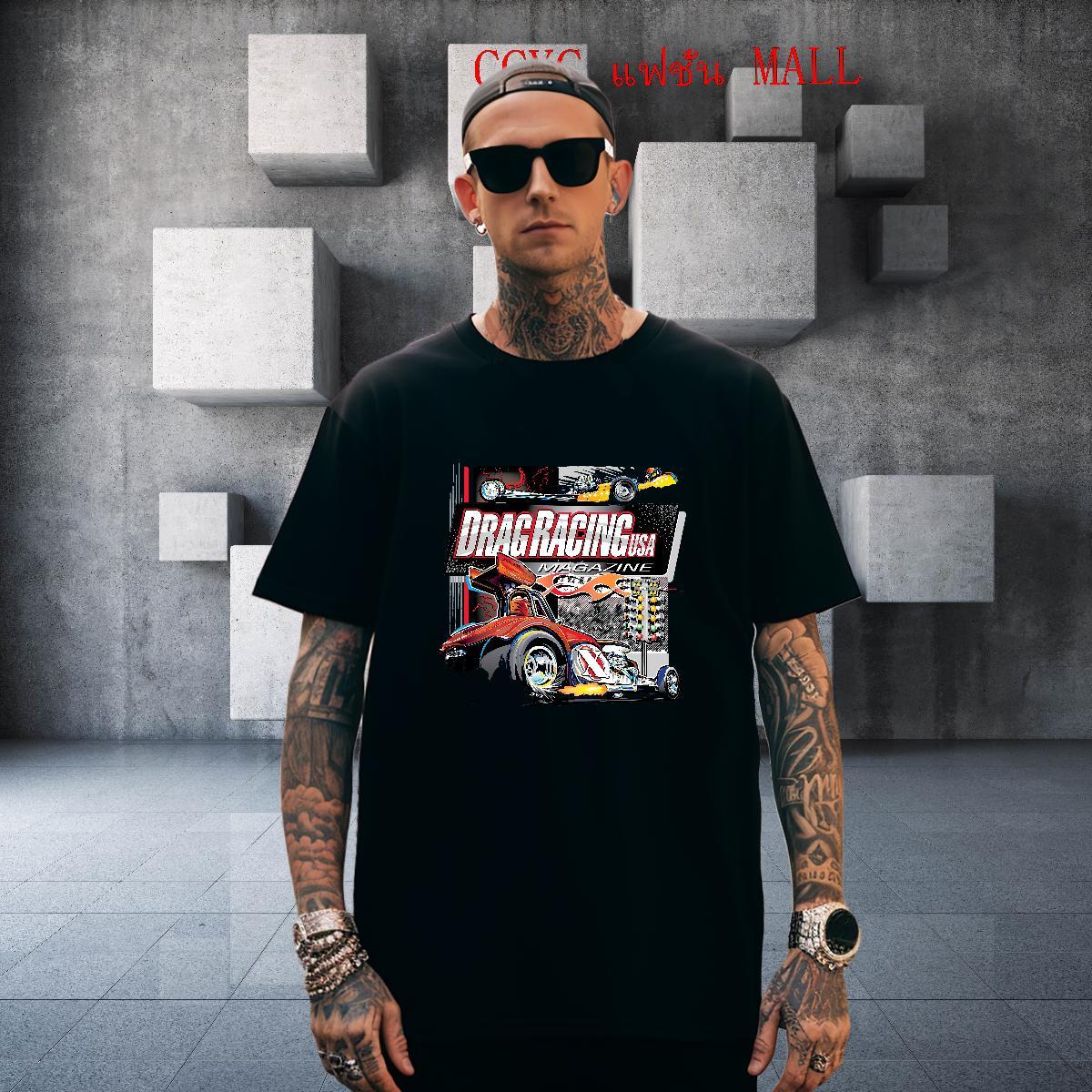 Cool Tshirt for Man Woman Home Outdoor 230g Pure Cotton DIY Printed Short Sleeve Soft car Mens T Shirts Casual New Clothes