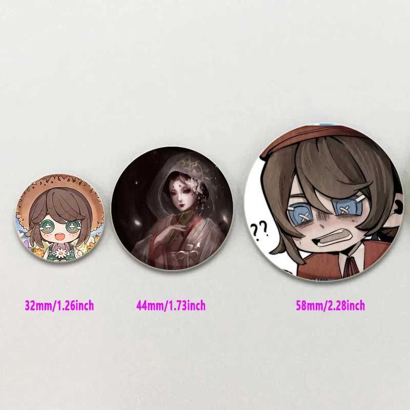 58mm Anime Game Logo V Pin Asymmetric Competition Mobile Game Badge Brooch Backpack Clothing Handmade Gift Brooch W240815