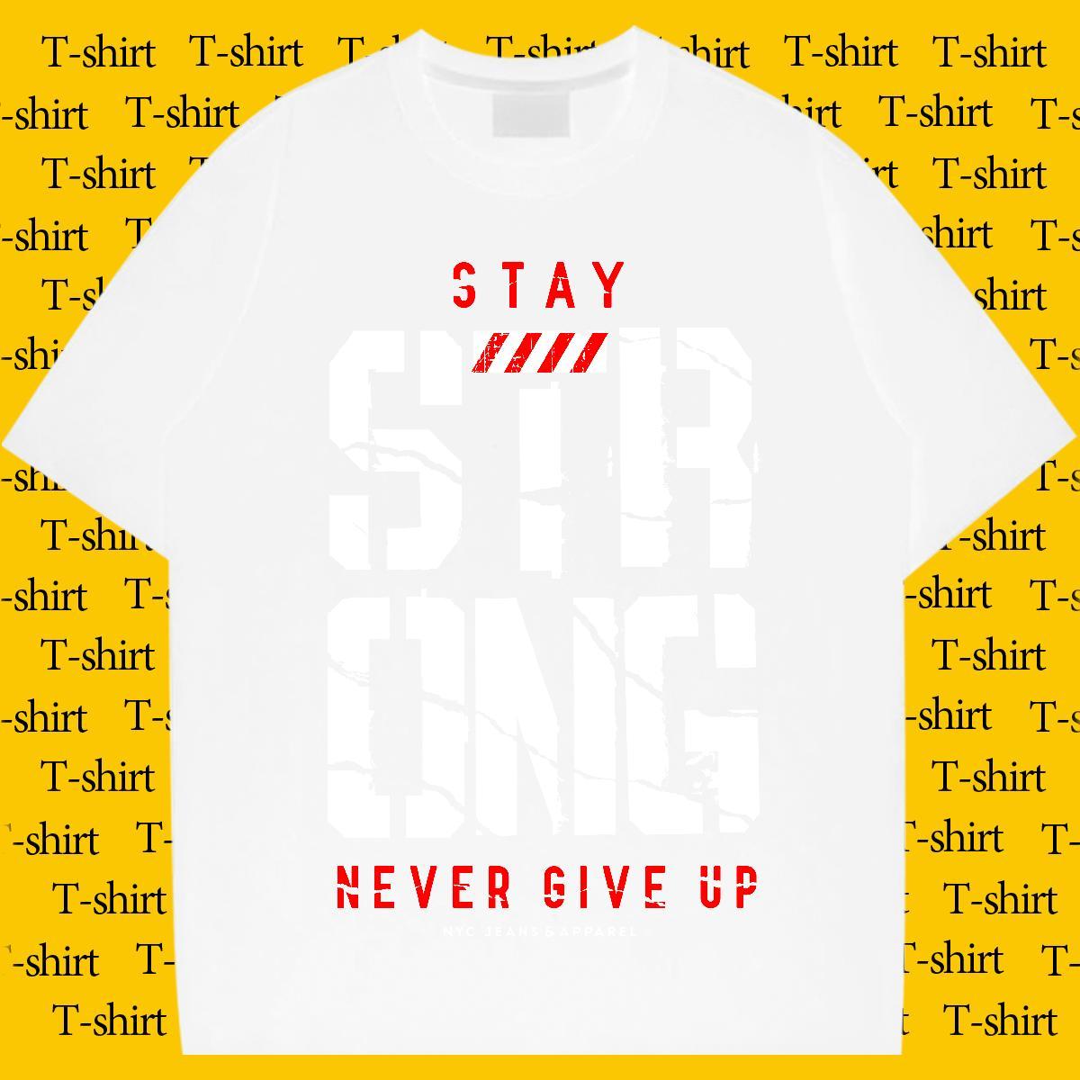 Wholesale letter 230g Pure Cotton Men Tshirts Summer Casual Crew Neck Breathable T-Shirts Factory Direct Plus Size Cartoon Wear