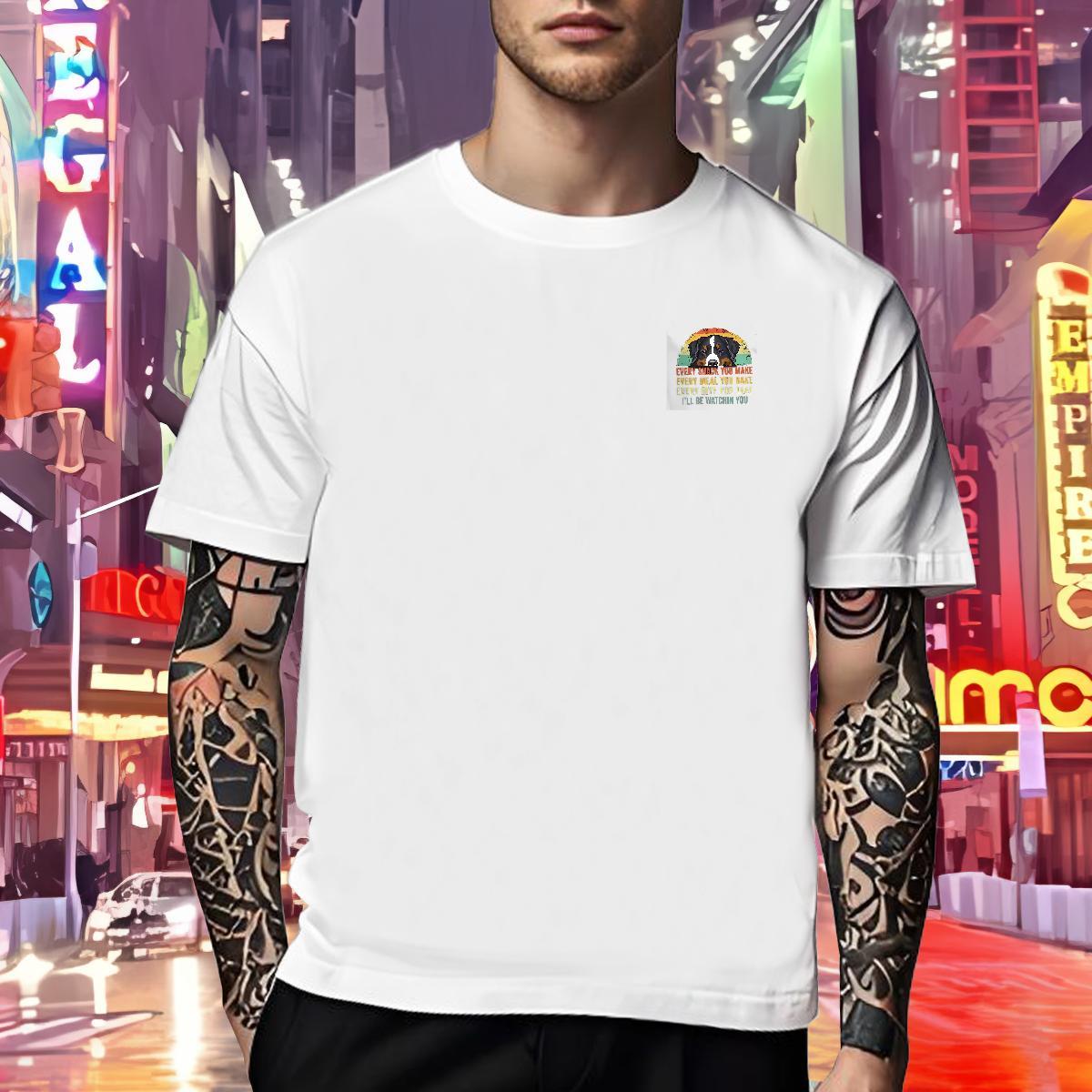 Brand Couples T Shirts dog Beach 230g Cotton Tops Shirt Breathable Short Sleeve High Quality Men T Shirts DIY