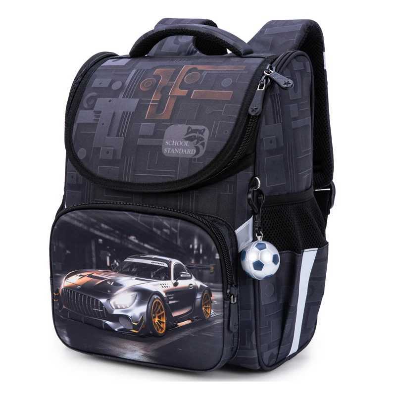 Orthopedic Backpacks for School Boys Cartoon Car Children School Bag Kids Satchels Primary Students Bookbag Mochila Escolar Y240820