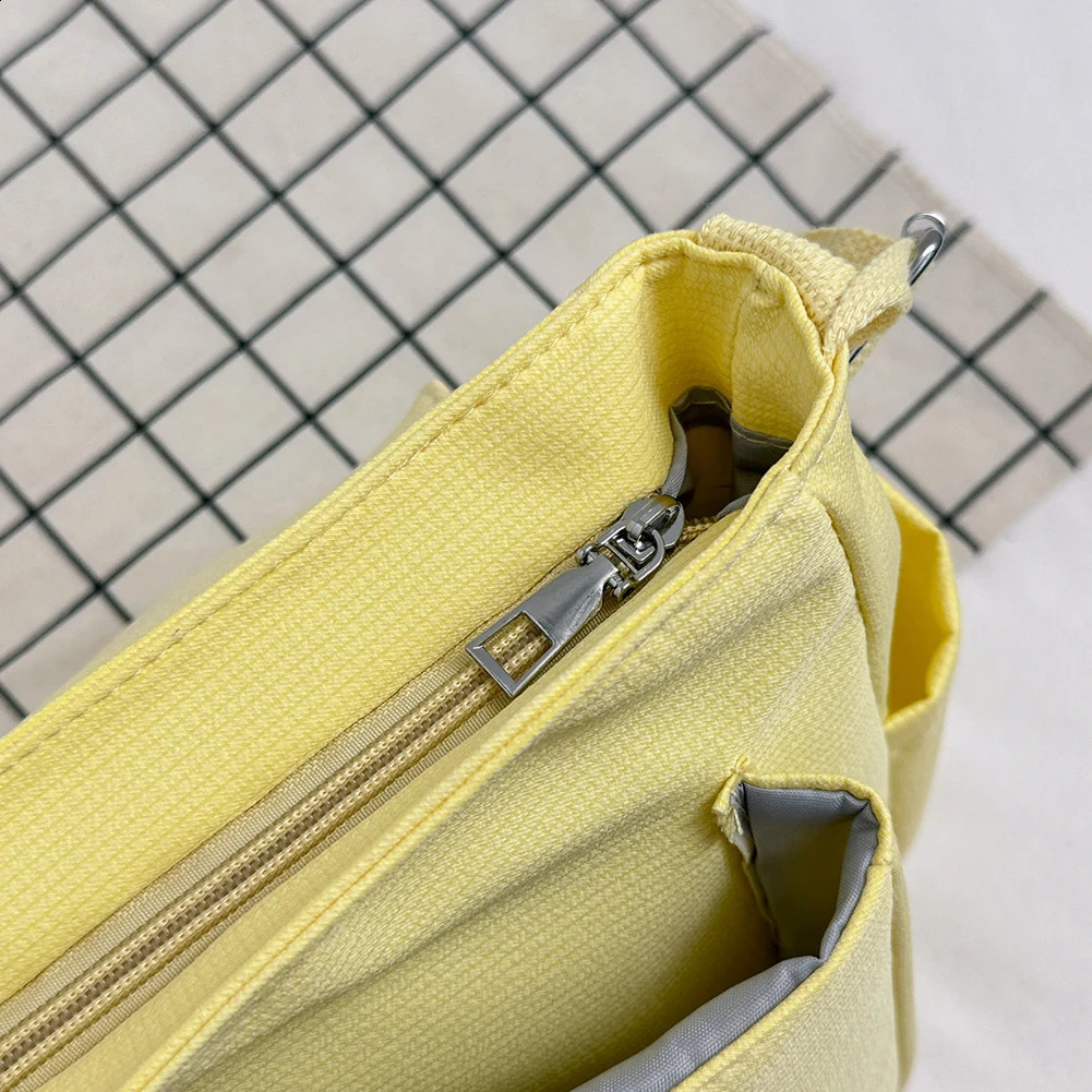 Women Simple Book Large Capacity Canvas Lovely Shoulder Star Letter Applique Candy Color Leisure Travel Outdoor Bag 240819