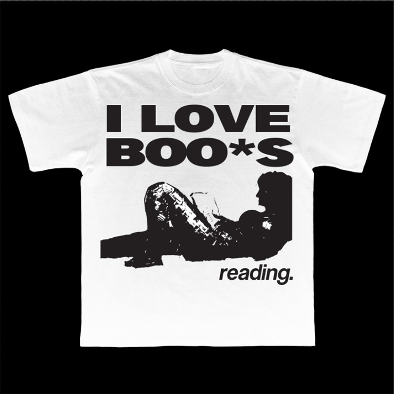 Punk Harajuku graphic printing Y2K cotton Tshirt streetwear retro oversized rock goth hiphop casual short sleeved 240819
