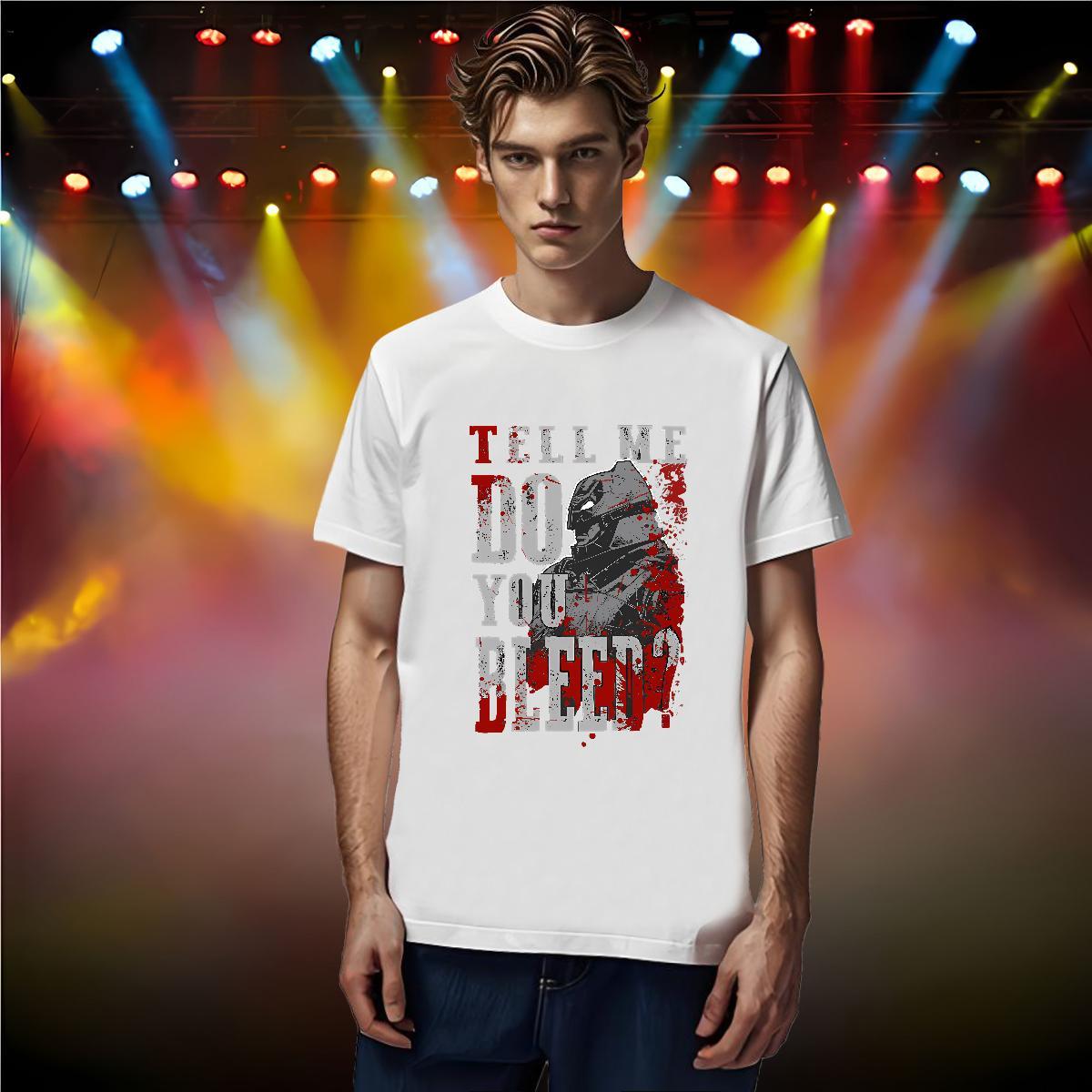 T shirt 100% Cotton 230g scary Sport Breathable Short Sleeve Custom Printed Tshirts Fashion Casual Popular Tees Shirts