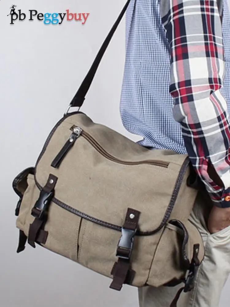 Unisex Crossbody Bags For Men Large Capacity Laptop Shoulder Bag Water Resistant Crossbody Bags Adjustable Strap for School Work 240819