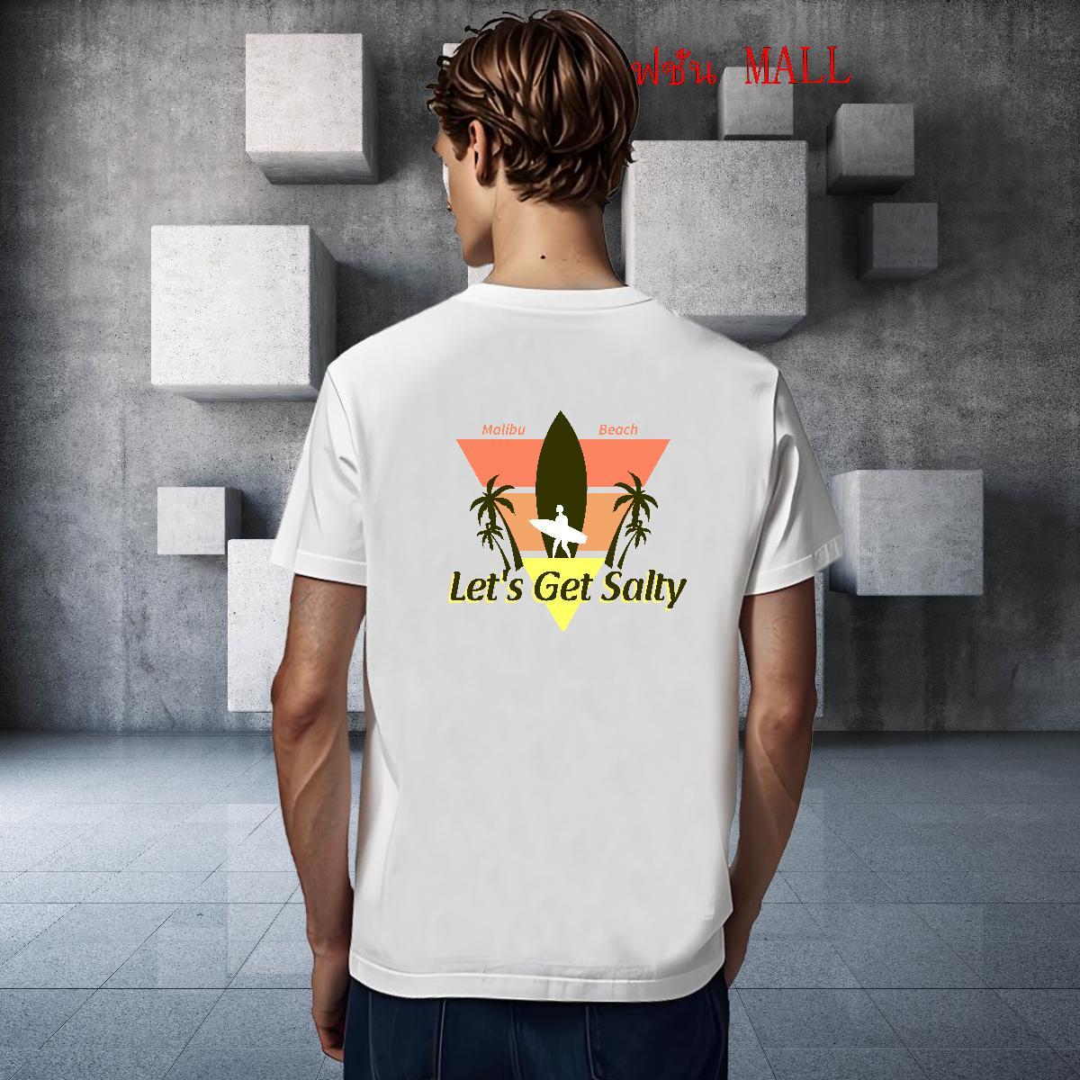 Unisex Tshirt for Man Woman Daily Wear 230g Cotton Plus Size Cartoon Pure Cotton wave Mens T Shirts Fashion Designer Tshirts