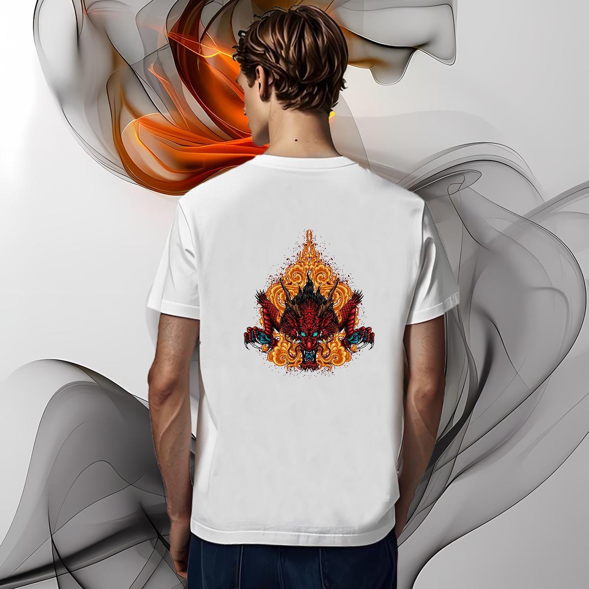 T-Shirts 230g 100% Cotton angry Street wear Hip Hop Round Neck Short Sleeve Customized Tshirts Fashion Designer High Quality Polos