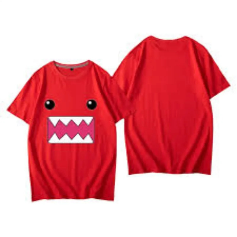 Kawaii oversized pattern printed mens Y2K street retro pure cotton plus size Tshirt casual couple clown top 240819