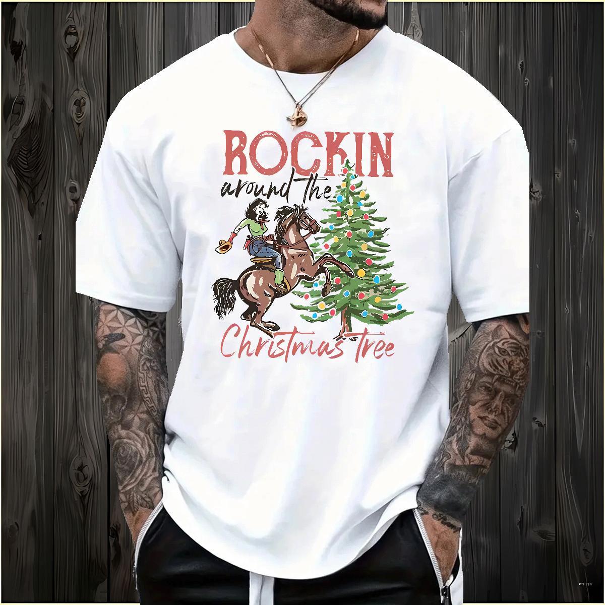 Comfortable Mens T Shirts horseback riding Breathable Daily Outfit Oversized 3XL 4XL 230g 100% Cotton Couples T Shirts Custom Clothes