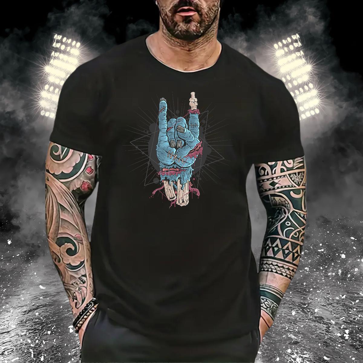 Wholesale Man T Shirts hand Round Neck Short Sleeve Street Wear White Plus Size 100% Cotton 230g Men Tshirts Designer Fashion Tops Shirt
