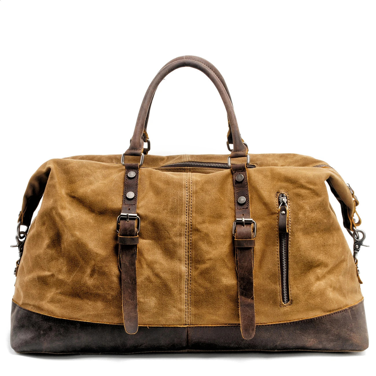 Men Travel Bags M Hand Luggage Bags Canvas Leather Travel Duffel Bags Shoulder Bags Large Capacity Weekend Overnight 240819