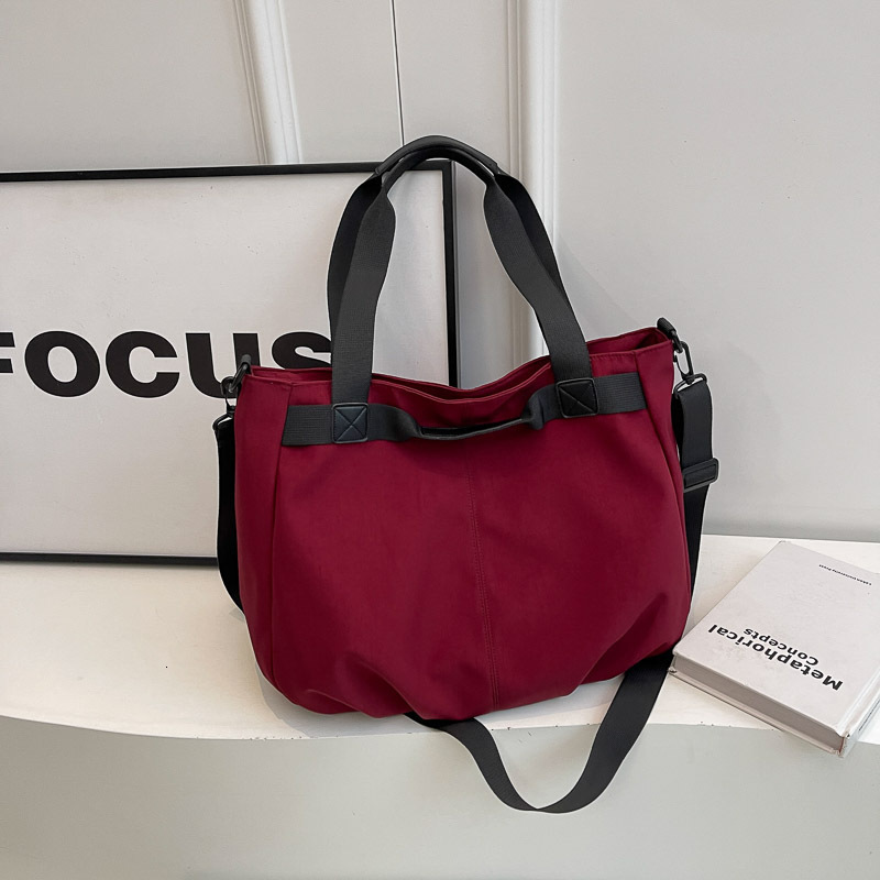 Leisure capacity for women 2024 new trendy single shoulder tote crossbody bag, sturdy hand-held large bag