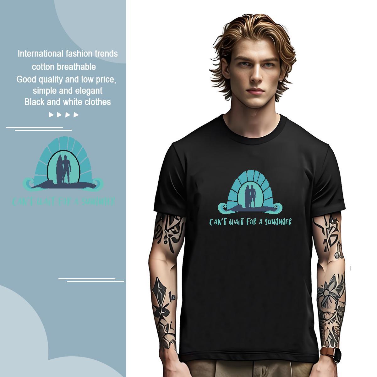 Soft human 230g 100% Cotton Men Tees Outdoor Crew Neck Men T Shirts Classic Casual Skull Tops Shirt