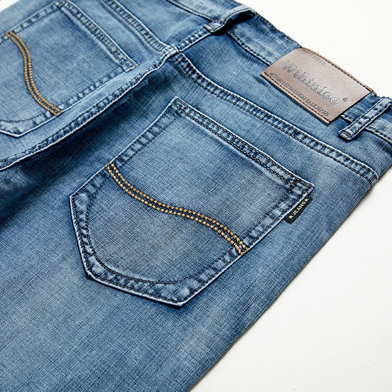 Summer Mens Regular Slimming Denim Shorts Classic Fashion Business Trend Casual Jeans High Quality Five Point 240819