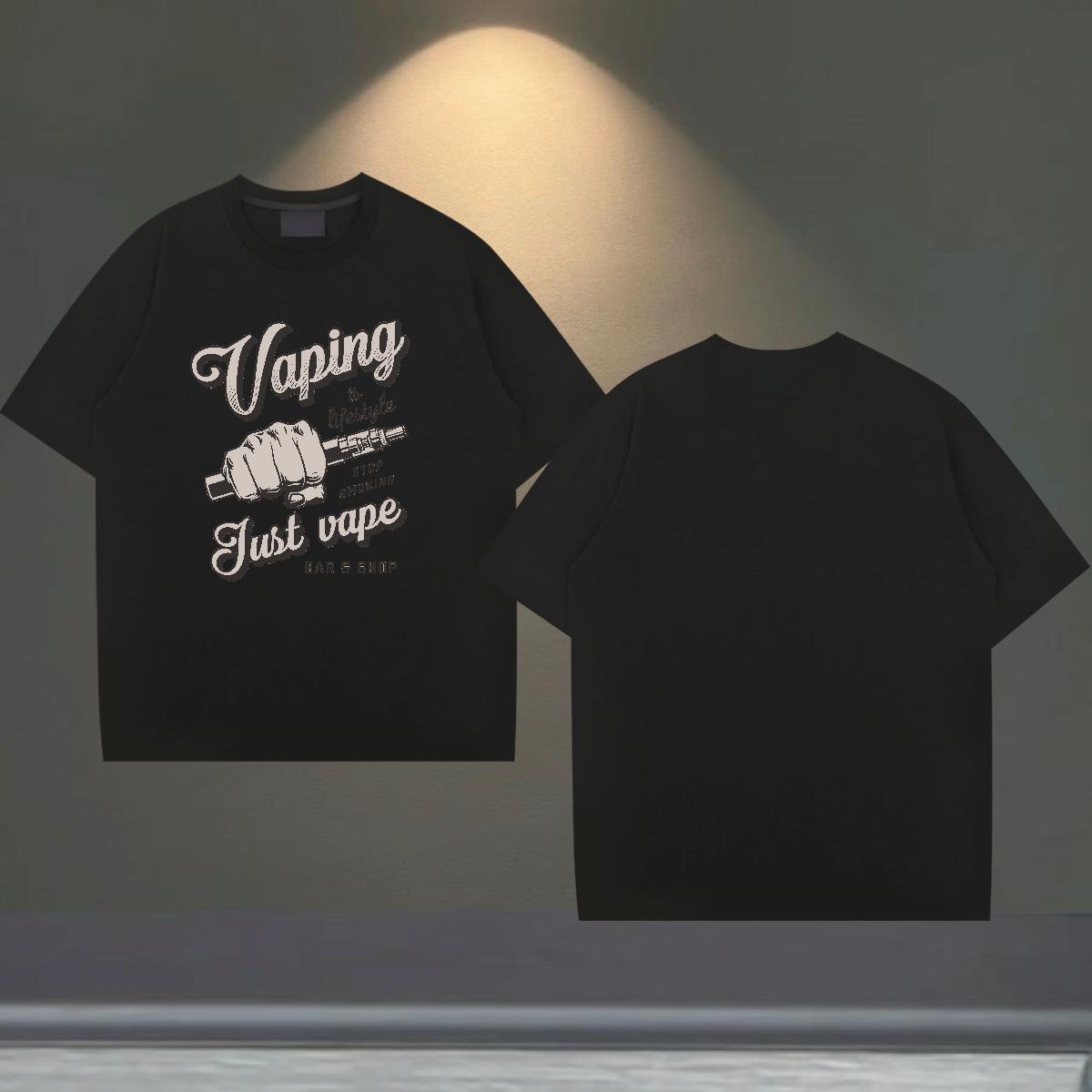 Unisex Men Tops Tees Street Casual 230g Pure Cotton Plus Size Cartoon Breathable tool T-Shirts 2024 Tshirts