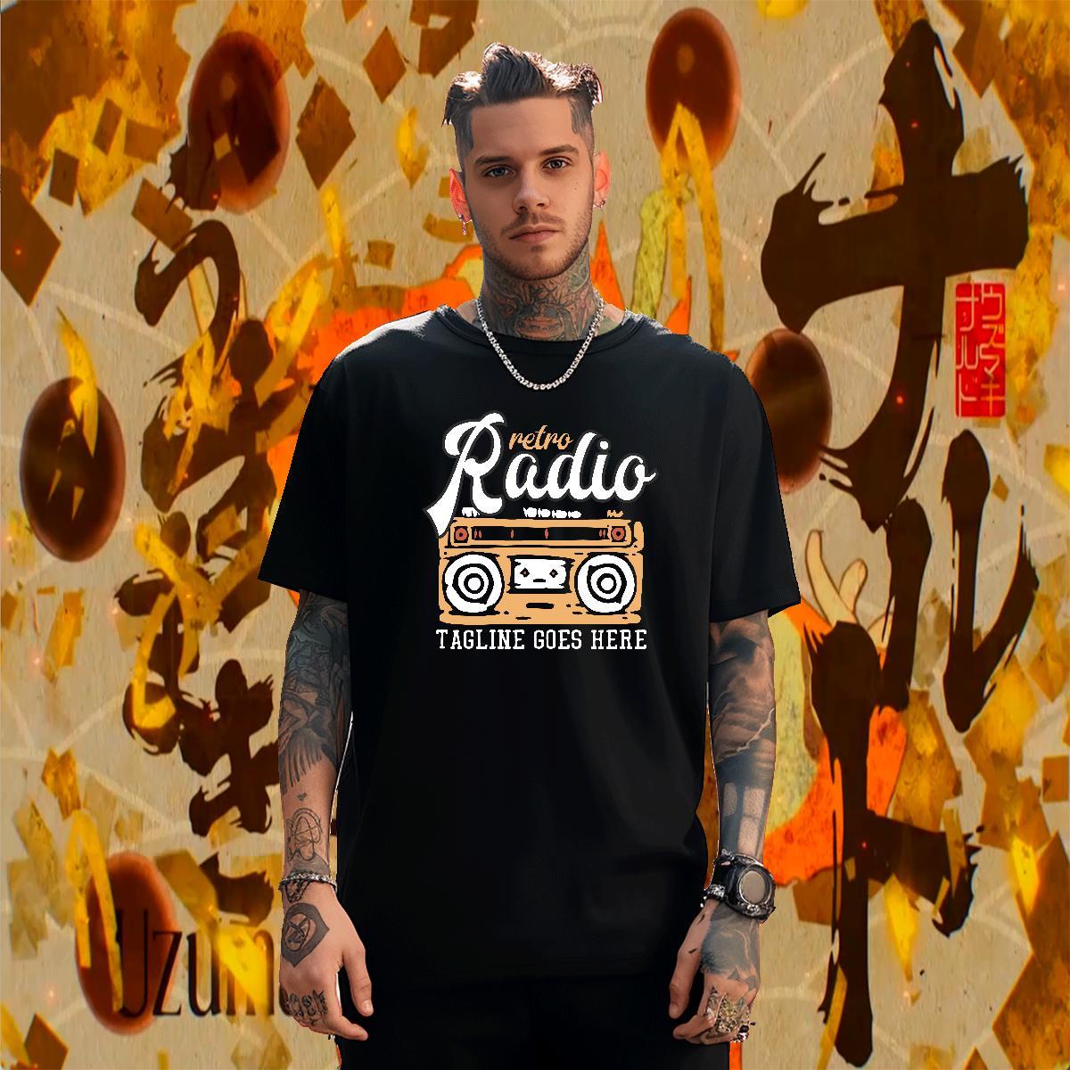 Wholesale Mens Tshirts Outdoor 230g Pure Cotton Cartoon Printing L-4XL Breathable Crew Neck letter Man T Shirts Classic Tees