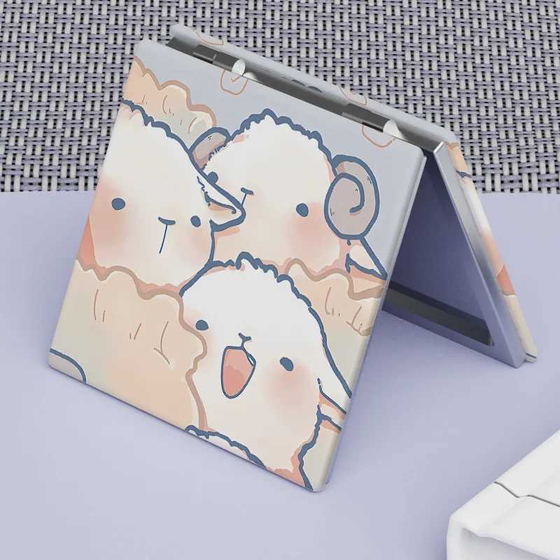Kawaii Mini Folding Makeup Mirror Girls Double-Sided Cosmetic Vanity Mirror Portable Square Flip Pocket High-Definition Mirror Y240819