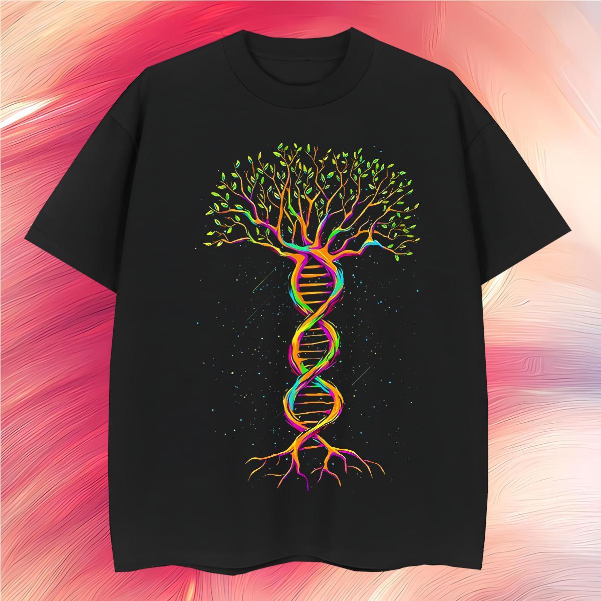 2024 DIY Men Clothes T-Shirt tree Outdoor 230g Pure Cotton Wear Breathable Cool Design Men T Shirts Skull