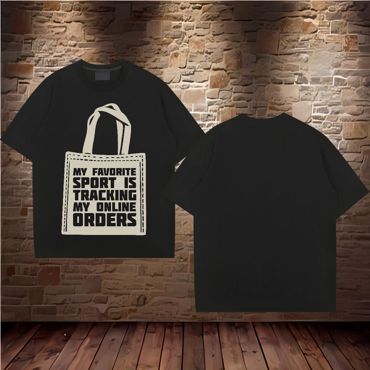 High Quality bag 230g Cotton Men Tees Sports Casual Breathable Crew Neck T Shirts Men Fashion Designer Plus Size Cartoon Tee Shirt