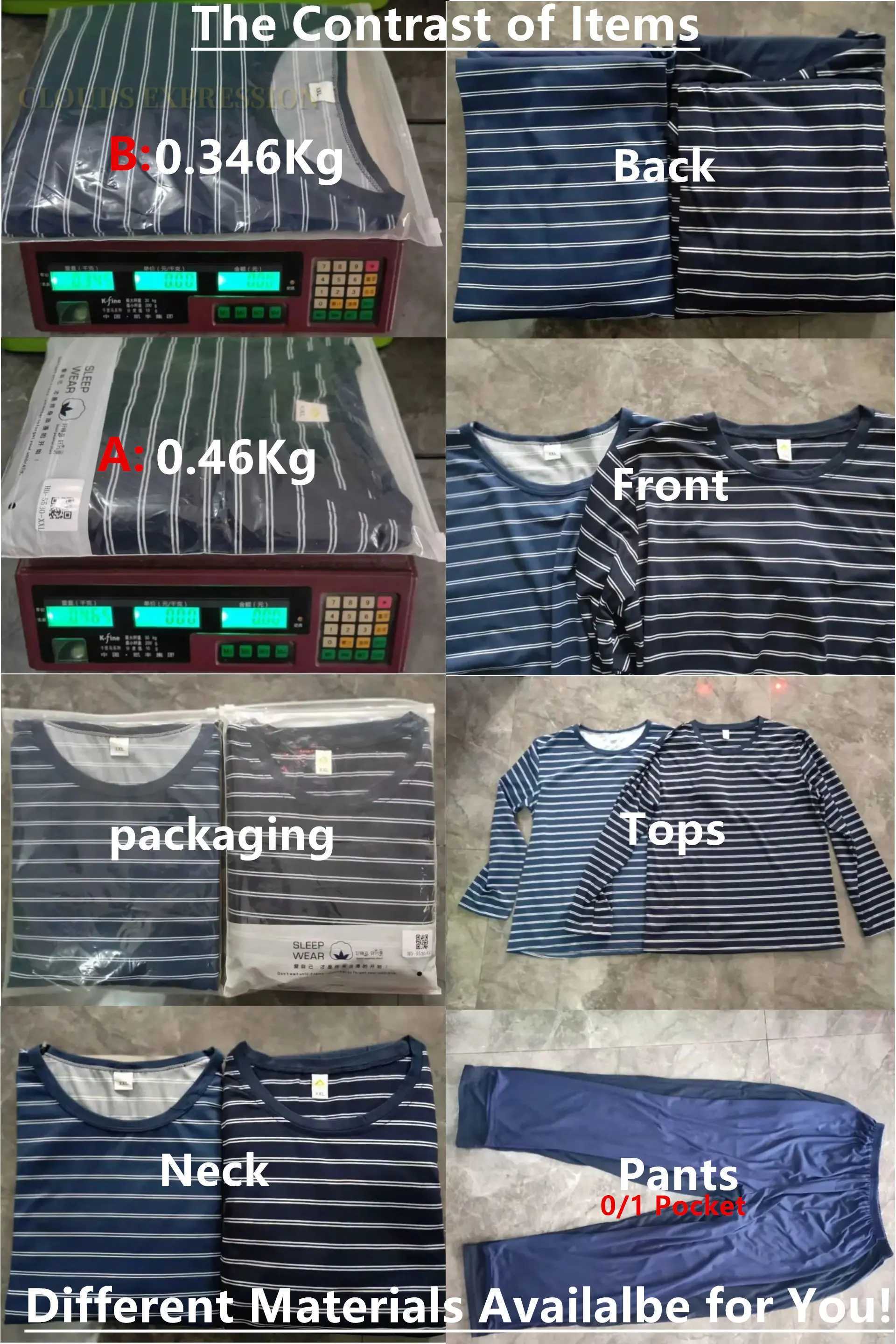 Autumn and Winter Mens Cotton Sleepwear Letter Striped Sleepwear Cartoon Sleepwear Set Casual Sleep and Lounge Sleepwear Plus Size 4XL SleepwearW24071