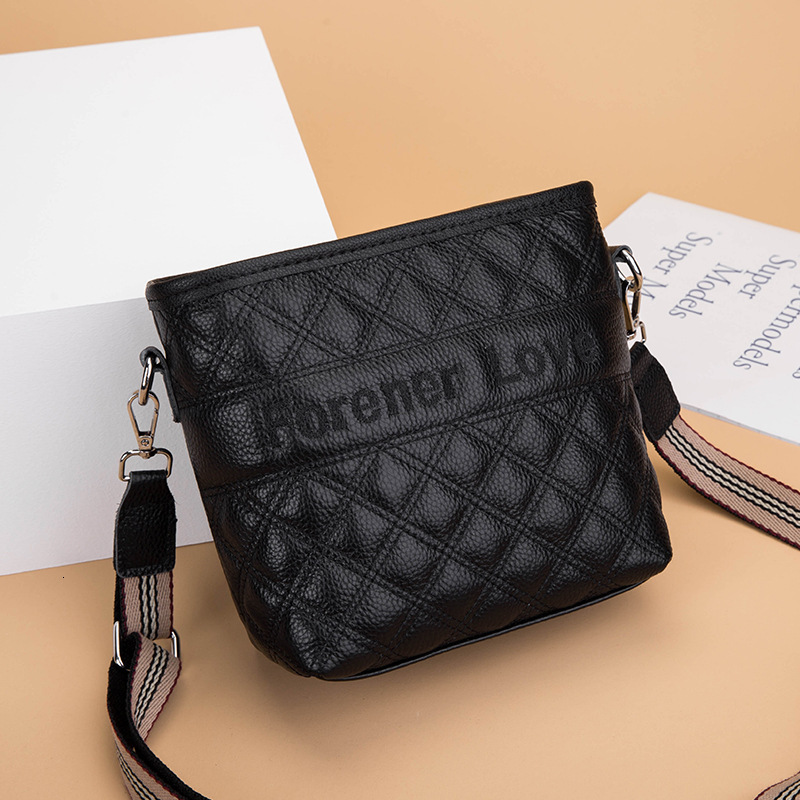 Top layer cowhide embroidered crossbody 2021 new trend shoulder for women leather tote bag