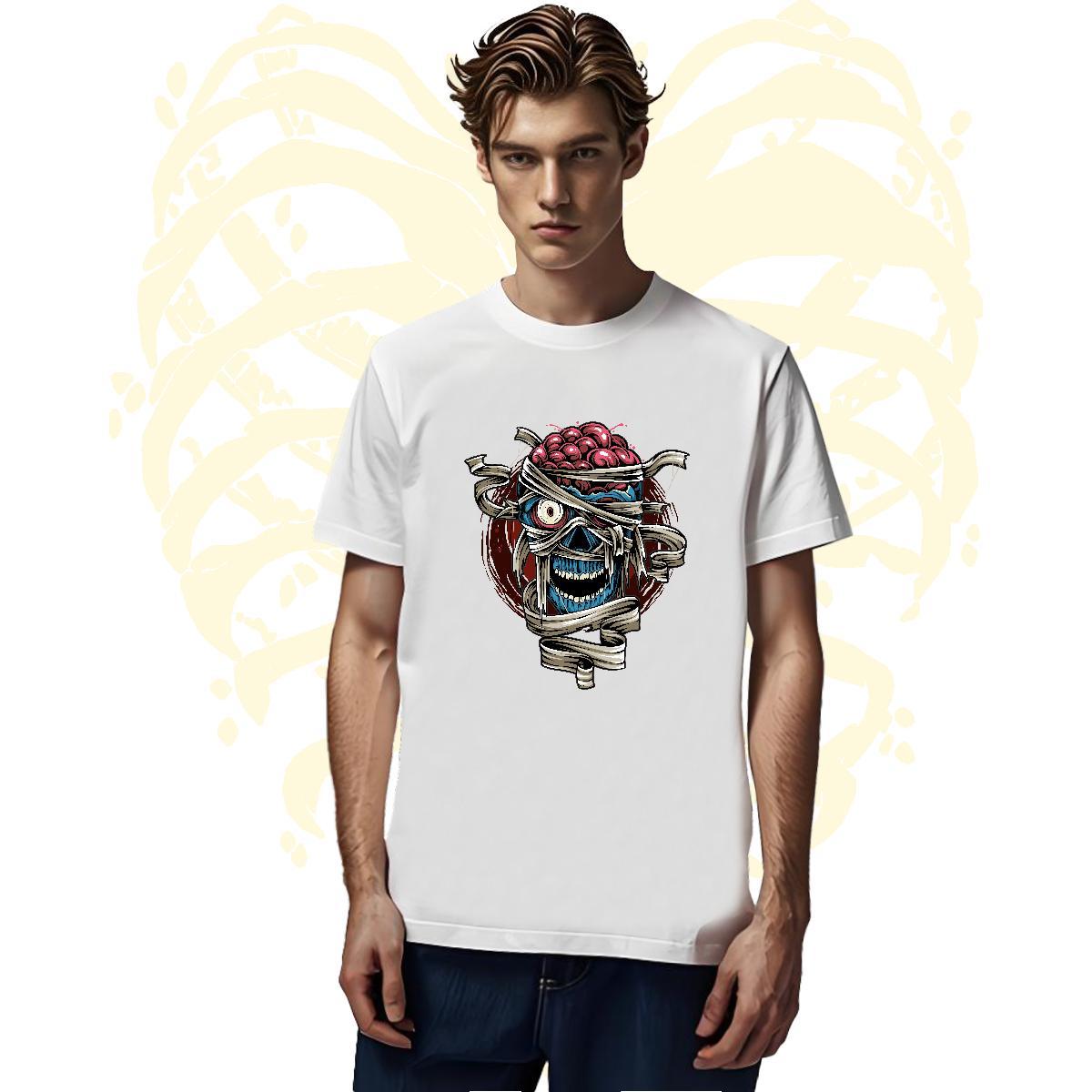 Brand Mens T Shirts skull Crew Neck Breathable Sports Casual DIY Logo Oversized 100% Cotton 230g Men Tshirts Fashion Designer Tops Tees